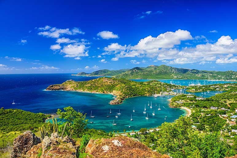 Shirley Heights, Antigua view.